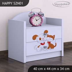 Nočna omarica Happy babies Kužek in mucek 18 SZN1